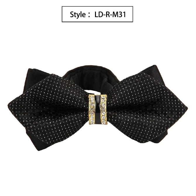 Bowtie Groom Mens Colourful Plaid Cravat Gravata Fashion Male
