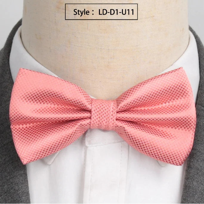 XGVOKH Men Ties Fashion Butterfly Party Wedding Bow Tie Boys Girls Qme LD-D1-U11