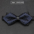 Mens Bowtie Quality Sale Necktie Fashion Formal Luxury Wedding Butterfly Cravat Ties for Men Shirt Business Gifts Accessories Qme LD-K15-A10
