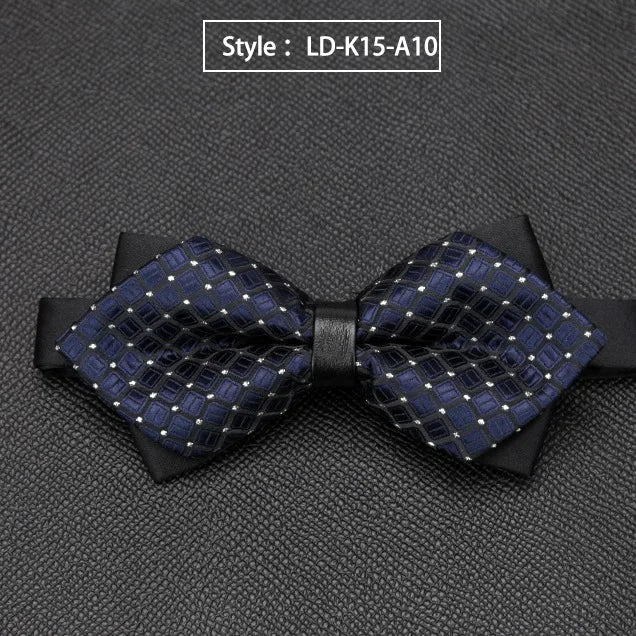 Mens Bowtie Quality Sale Necktie Fashion Formal Luxury Wedding Butterfly Cravat Ties for Men Shirt Business Gifts Accessories Qme LD-K15-A10