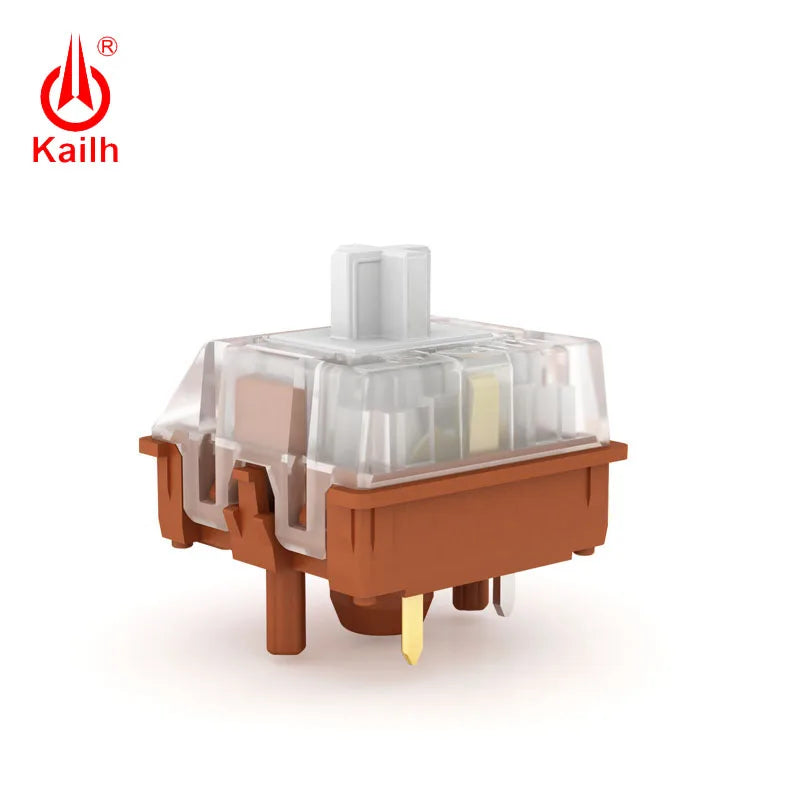 Kailh Mid-height Mechanical Switch for Gaming, Linear Type, Red/Blue/Brown Base, 12.2X12.2X11.2mm, 50 Million Cycles Qme
