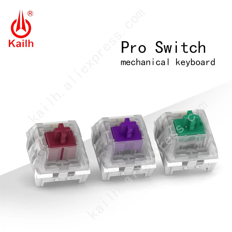 10pcs Kailh Speed Purple Burgundy Pro Light Green Switch Mechanical Keyboard Switch Clicky Tactile Linear Qme Purple Switch
