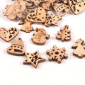 25pcs Christmas Tree Ornament Wooden Hanging Pendants Christmas tree snow angel Star Christmas Decorations for Home m1696x Qme Default Title
