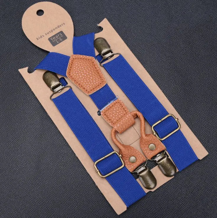 Kids Elastic Suspenders Lovely Children Matching Tuxedo Suit Unisex Qme YJ-85-M9