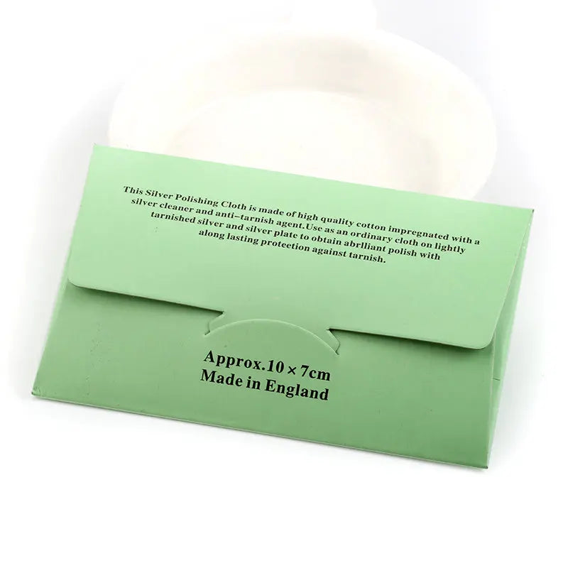 Free shipping 10pcs/pack 10X7CM high quality cotton Silver Polish Cloth Silver Gold Clearing Jewelry Accessories Qme
