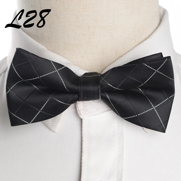 Bowtie men formal necktie boy Men's Fashion business wedding bow tie Male Dress Shirt krawatte legame gift Qme L28