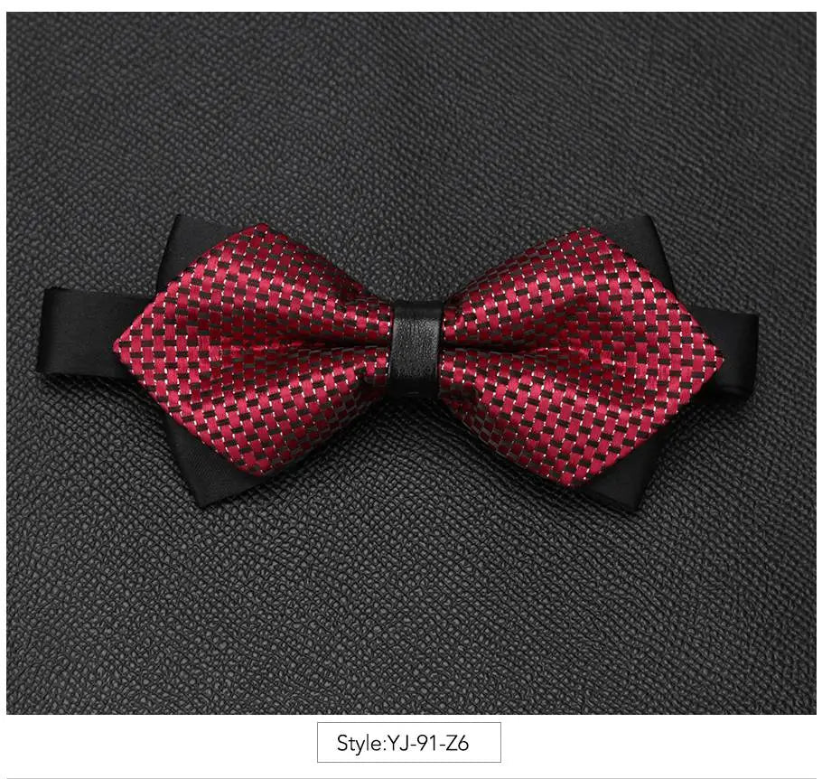Men Bowtie Newest Butterfly Knot Mens Accessories Luxurious Bow Tie Qme YJ-91-Z6