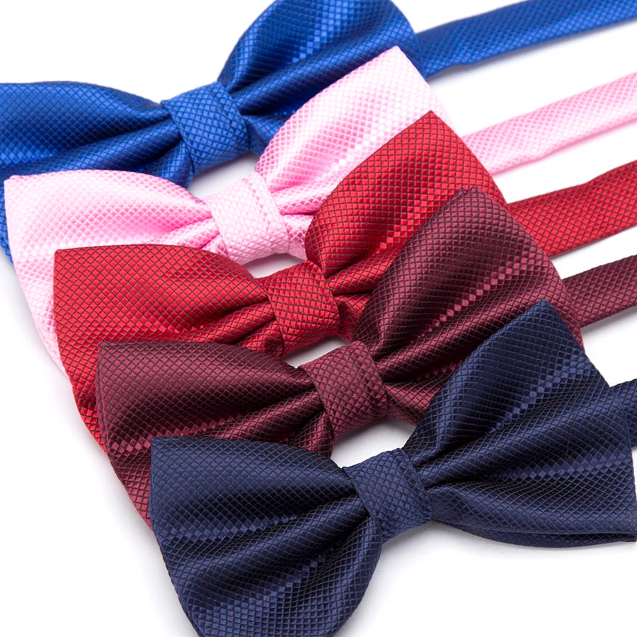 XGVOKH Men Ties Fashion Butterfly Party Wedding Bow Tie Boys Girls Qme