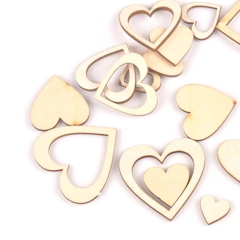 18Pcs 19-36mm Flower Shape Wood DIY Crafts Scrapbooking For Wooden Ornaments Arts Handmade Home Decor Embellishments m2170 Qme Burgundy