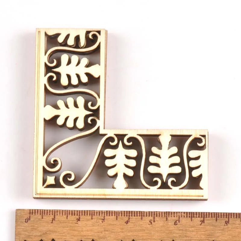 4pcs Mixed Book Corner Wooden Ornament For Home Decoration Crafts Scrapbooking Crafts Wood Album Corners Embellishment m2150 Qme 6