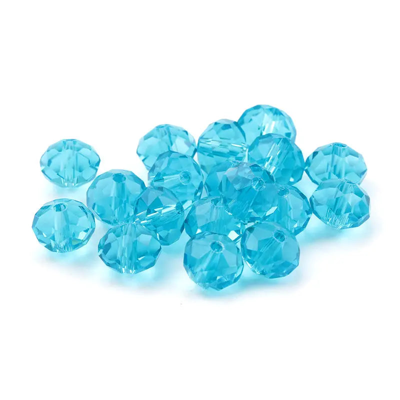 Wholesale Big Bag 4mm Faceted Crystal Beads Charms Rondelle Austria Glass Loose Beads Jewelry Beads for Jewelry Making 1500pcs Qme sapphire