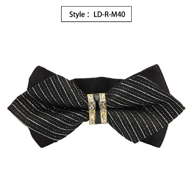 Bowtie Groom Mens Colourful Plaid Cravat Gravata Fashion Male
