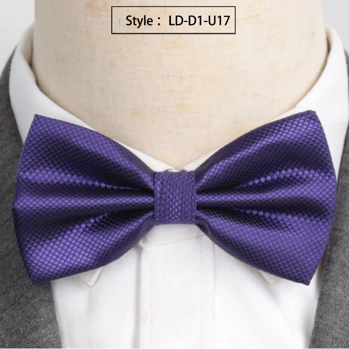 XGVOKH Men Ties Fashion Butterfly Party Wedding Bow Tie Boys Girls Qme LD-D1-U17