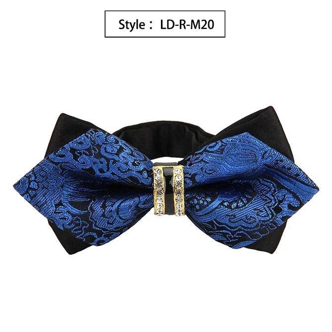 Bowtie Groom Mens Colourful Plaid Cravat Gravata Fashion Male