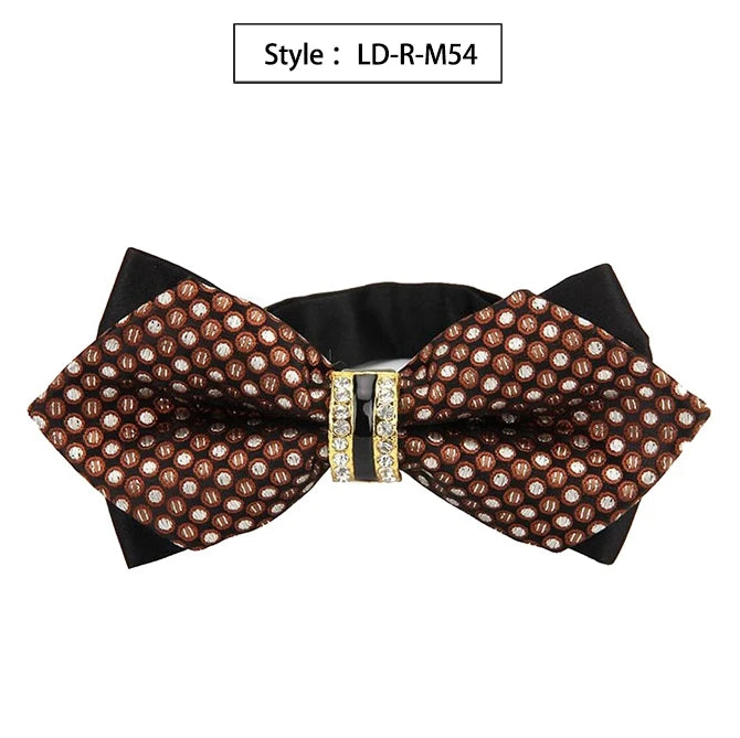 Bowtie Groom Mens Colourful Plaid Cravat Gravata Fashion Male