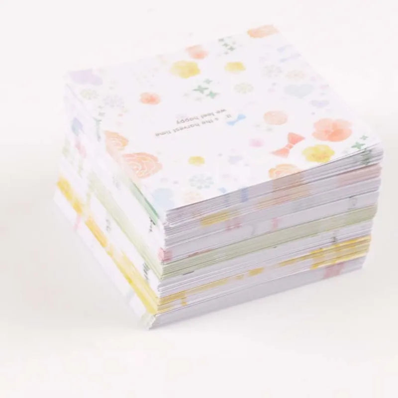 6.3cm 60 Sheets DIY Kids Folded Craft Paper Square Floral Origami Paper Handmade Folding Paper Scrapbooking Decorative Craft Qme