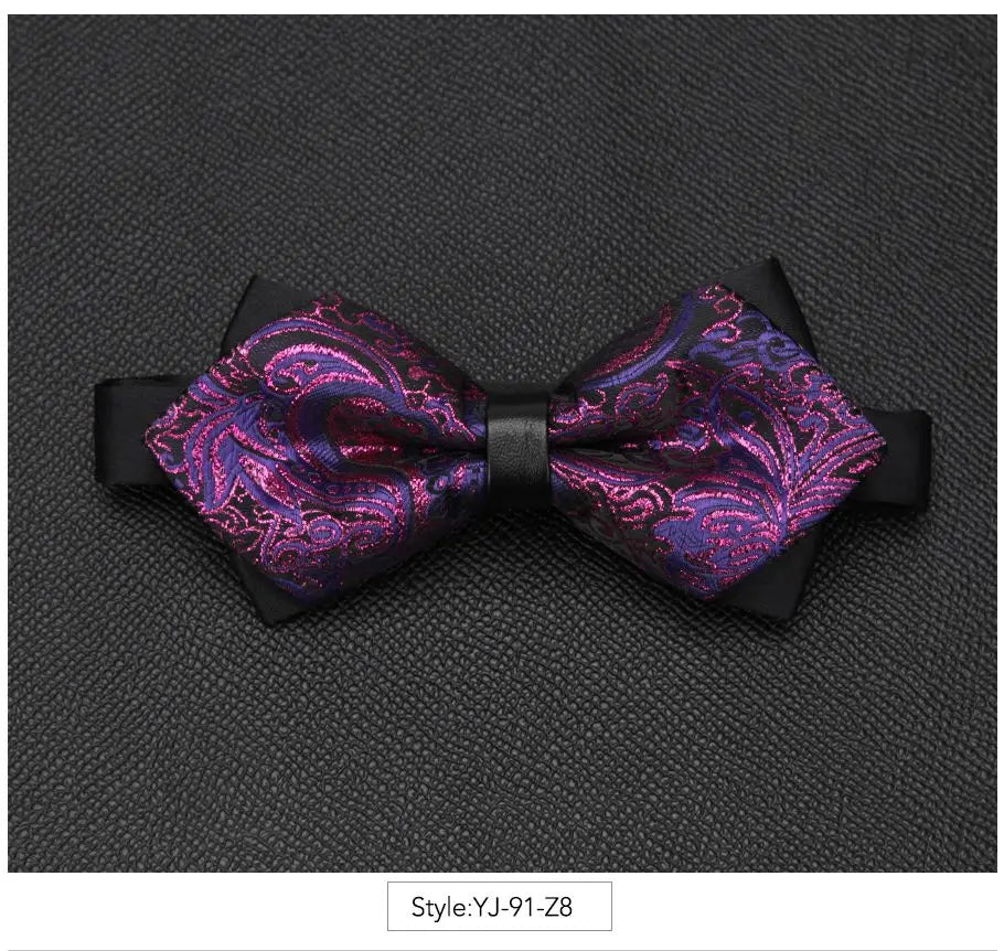 Men Bowtie Newest Butterfly Knot Mens Accessories Luxurious Bow Tie Qme YJ-91-Z8