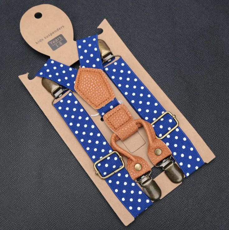 Kids Elastic Suspenders Lovely Children Matching Tuxedo Suit Unisex Qme YJ-85-M3