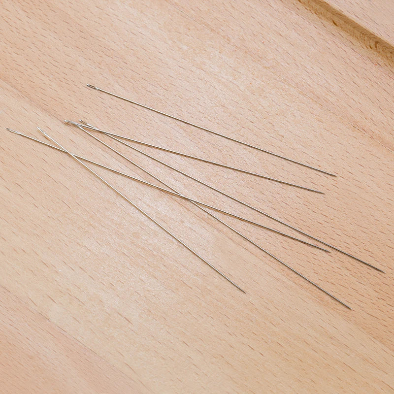 30pcs stainless steel beading needles 8cm 10cm hand tools beading pins for beading diy earrings Bracelet necklace jewelry making Qme