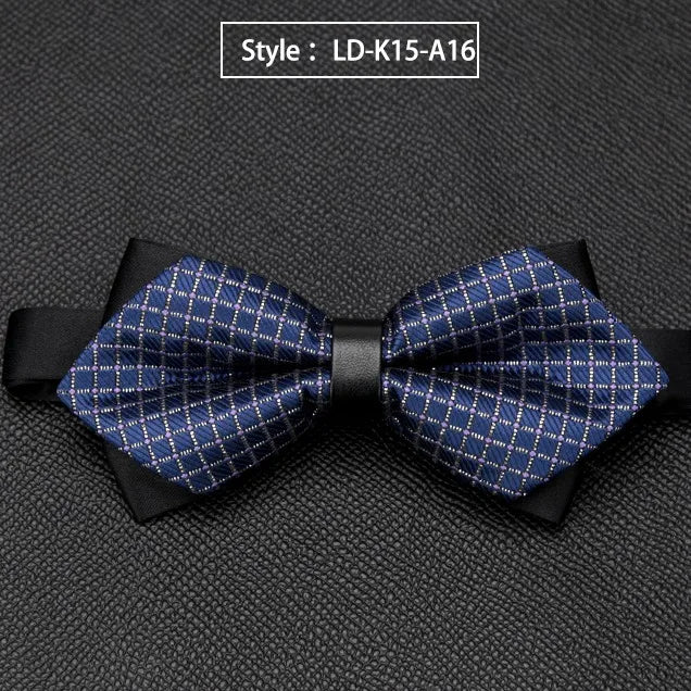 Mens Bowtie Quality Sale Necktie Fashion Formal Luxury Wedding Butterfly Cravat Ties for Men Shirt Business Gifts Accessories Qme LD-K15-A16