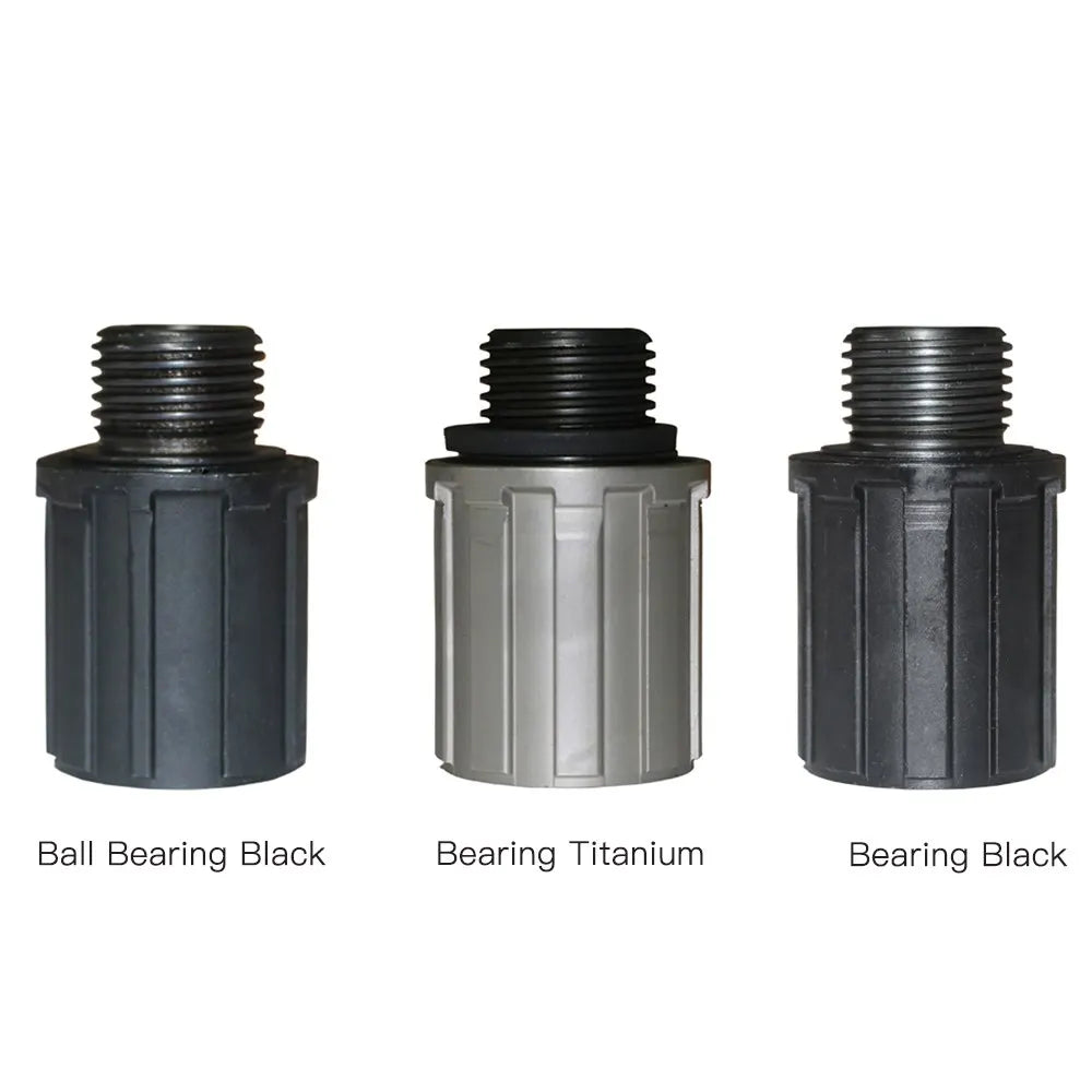 MTB Cycling Bike 8-10/ 8-11 Speed Freehub Aluminum Alloy Body Kit Ball Bearing Black Titanium Freehub for 8/9/10/11 speed bikes Qme