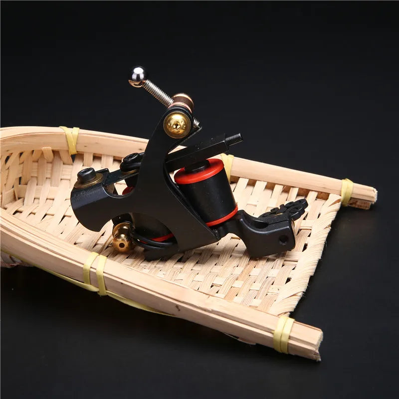 Professional Wire-Cutting Iron Tattoo Machine Gun 10 Wrap Coil For Liner Supply LTM-W22 Qme