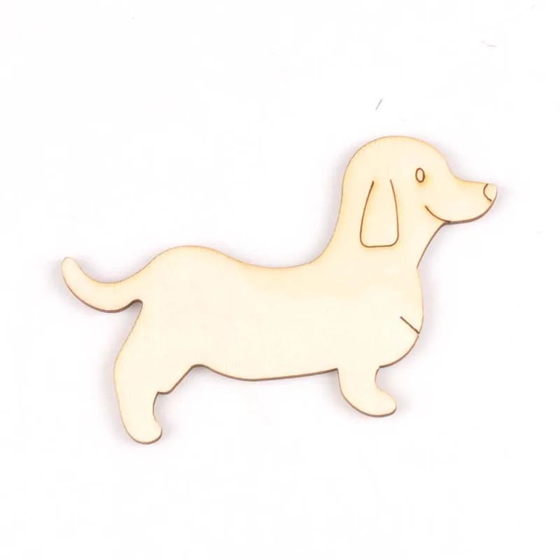 4Pcs Unfinished Dog/cat/alpaca/cactus Shape Wooden Bobbin Spools Cord Wire Sewing For Thread String Ribbons Trims 63-90mm m2158 Qme 4