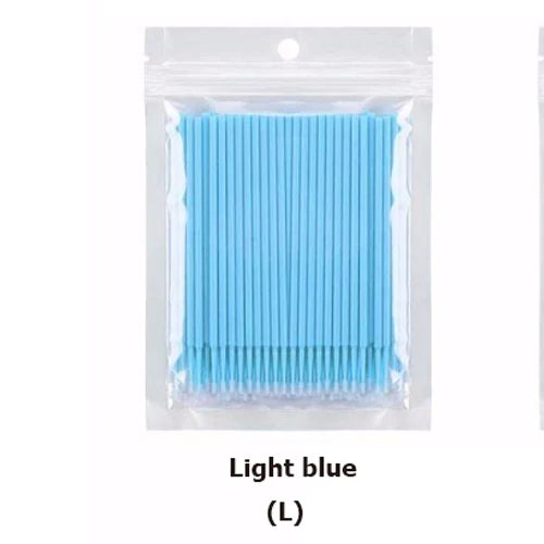 Bag Durable Micro Disposable Eyelashes Extension Individual Lash Qme Light Blue