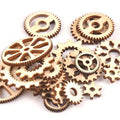 20pcs 13-40mm Mixed Wheel Gear Wooden Ornaments Scrapbooking Wood Decoration DIY Craft Supplies Handmade Accessories m1816 Qme Default Title