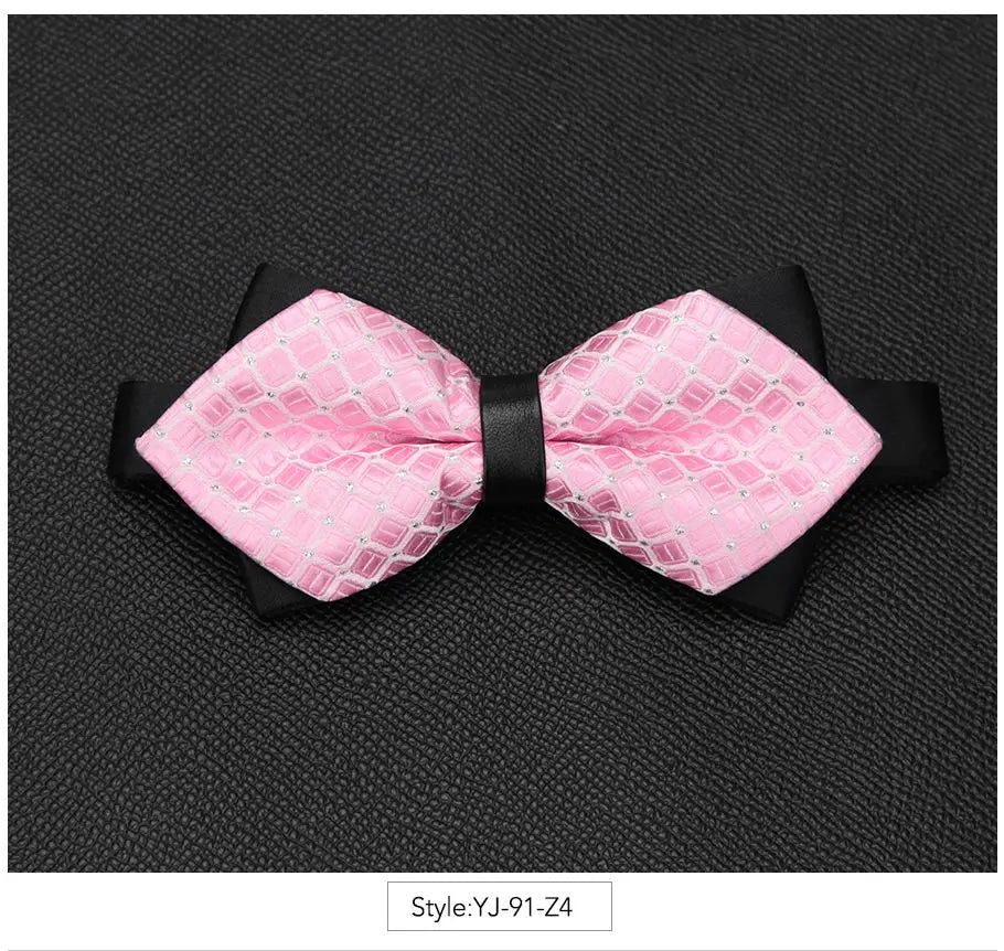 Men Bowtie Newest Butterfly Knot Mens Accessories Luxurious Bow Tie Qme YJ-91-Z4