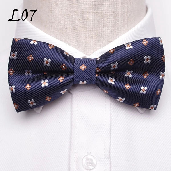 Bowtie men formal necktie boy Men's Fashion business wedding bow tie Male Dress Shirt krawatte legame gift Qme L07