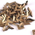 50pcs Bronze Corner Protector For DIY Scrapbook Photo Albums Folders Menus Metal Trilateral Book Corner Crafts 16x16x3mm C1111 Qme Default Title