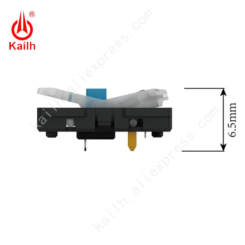 Kaih Low Profile Notebook X Switch Keyboard Switch for Laptop, Brown Switch, Pretravel 1.2mm Clikcy Tactile Feeling Qme