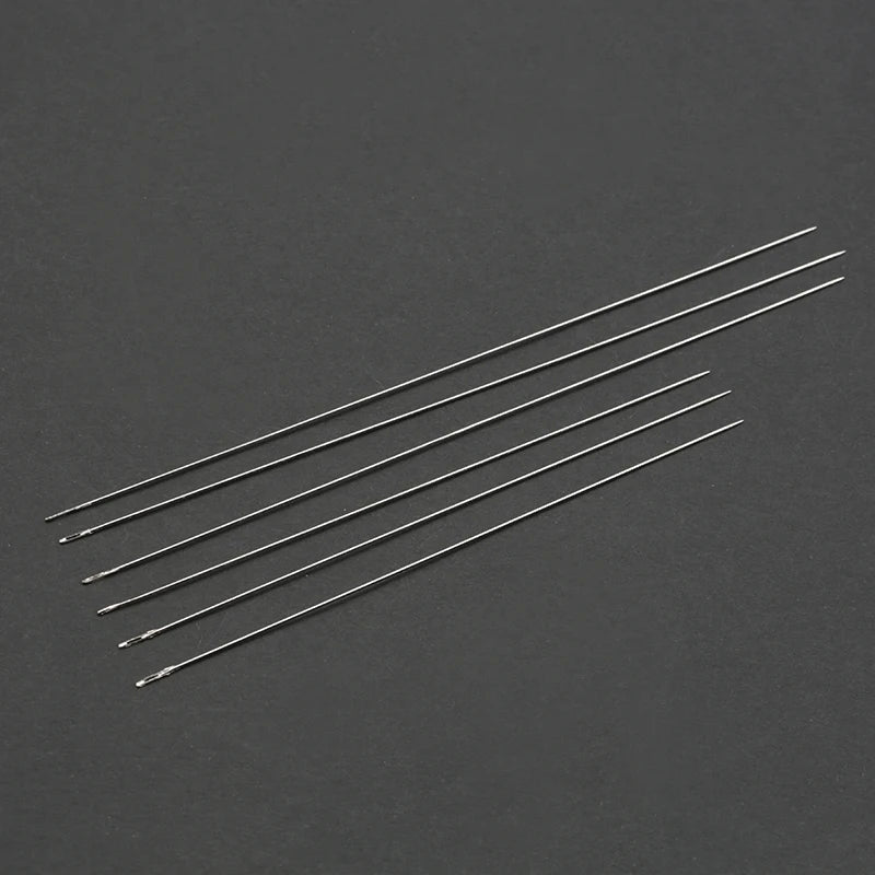 30pcs stainless steel beading needles 8cm 10cm hand tools beading pins for beading diy earrings Bracelet necklace jewelry making Qme