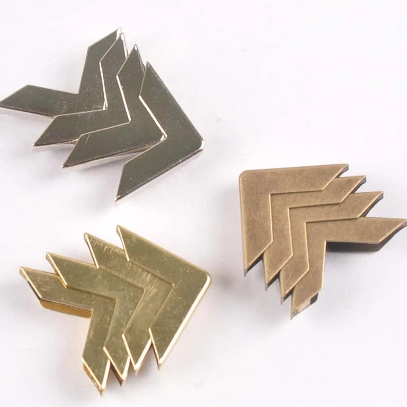Mixed Right-angle Book Corner Protector For Menus Folders Photo Diy Metal Corners Albums Decor Craft 50Pcs 16x16x3mm c2205 Qme