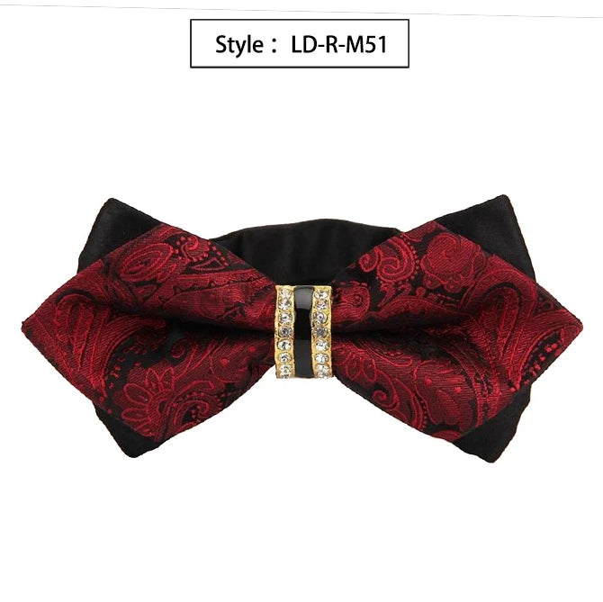 Bowtie Groom Mens Colourful Plaid Cravat Gravata Fashion Male