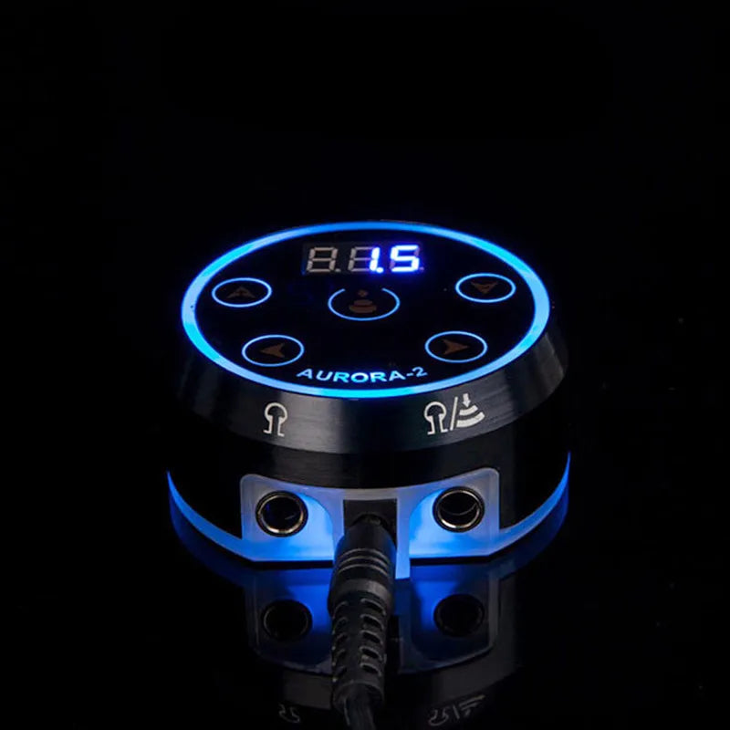 Brand New Mini AURORA LCD Touch Pad Tattoo Power Supply Qme