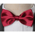 New Bow Tie Men Candy Colors Fashion Wedding Party Necktie Boys Solid Bowtie Male Dress Shirt Gift Dress Shirt Accessories Qme LDB1-26