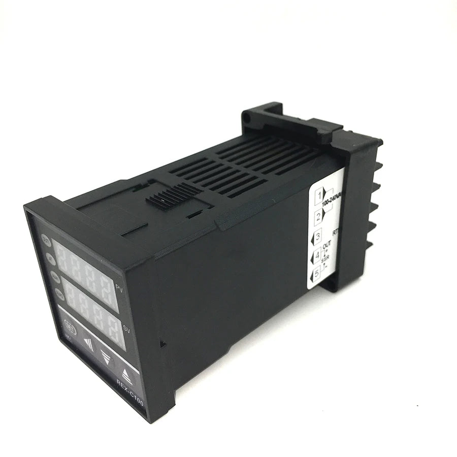 REX-C100 Digital PID Temperature Controller Thermostat SSR Output Max Qme