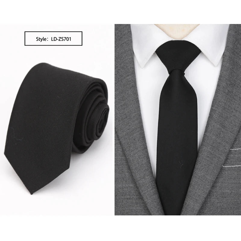 Men Skinny Tie Wool Fashion Ties for Mens Wedding Suit Business Party Slim Classic Solid Color Neck Tie Casual 6cm Red Necktie Qme