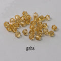 Top quality 6mm fashion Bicone beads Crystal Jewelry beads charms Glass Beads Loose Spacer Beads for DIY Jewelry Making 50pcs Qme gsha 6mm-50pcs