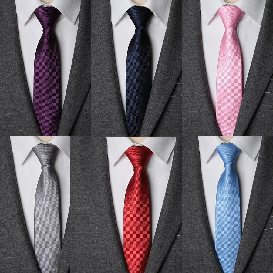 Men Necktie Zipper Lazy Tie Fashion Solid Ties Business Man Gravatas Qme