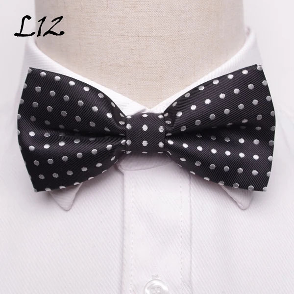 Bowtie men formal necktie boy Men's Fashion business wedding bow tie Male Dress Shirt krawatte legame gift Qme L12