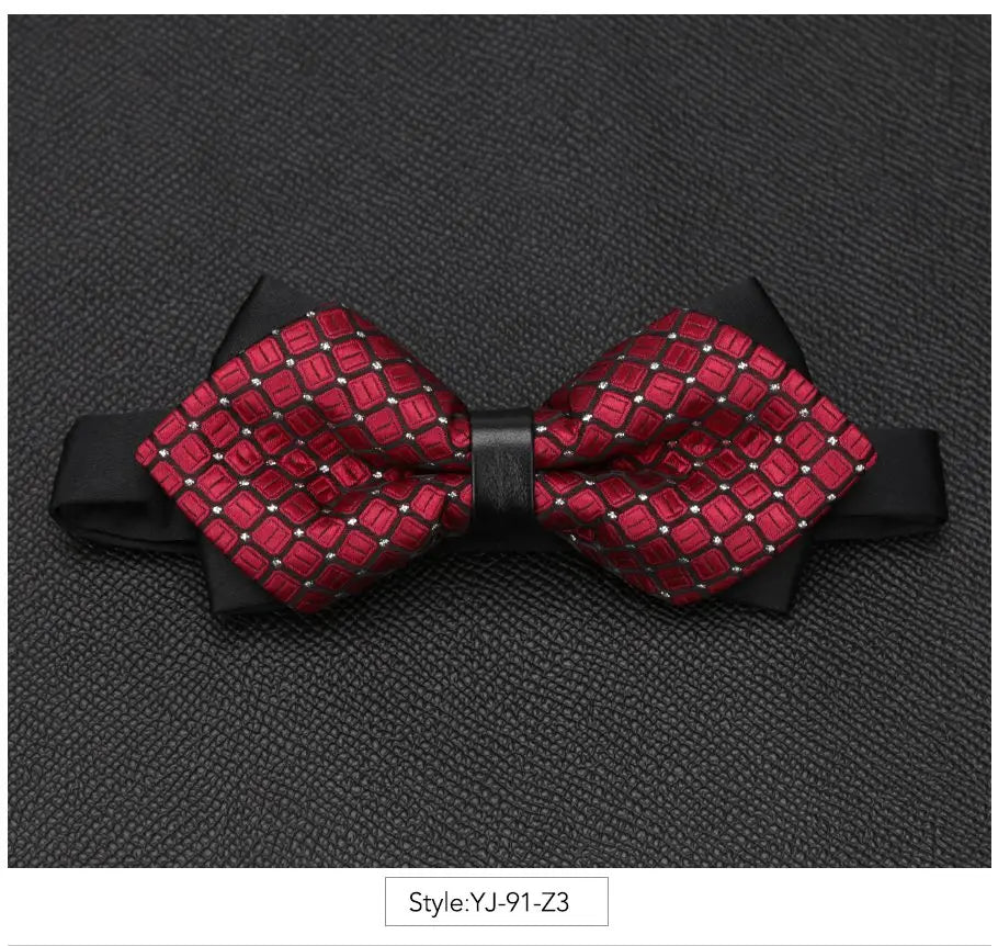 Men Bowtie Newest Butterfly Knot Mens Accessories Luxurious Bow Tie Qme YJ-91-Z3