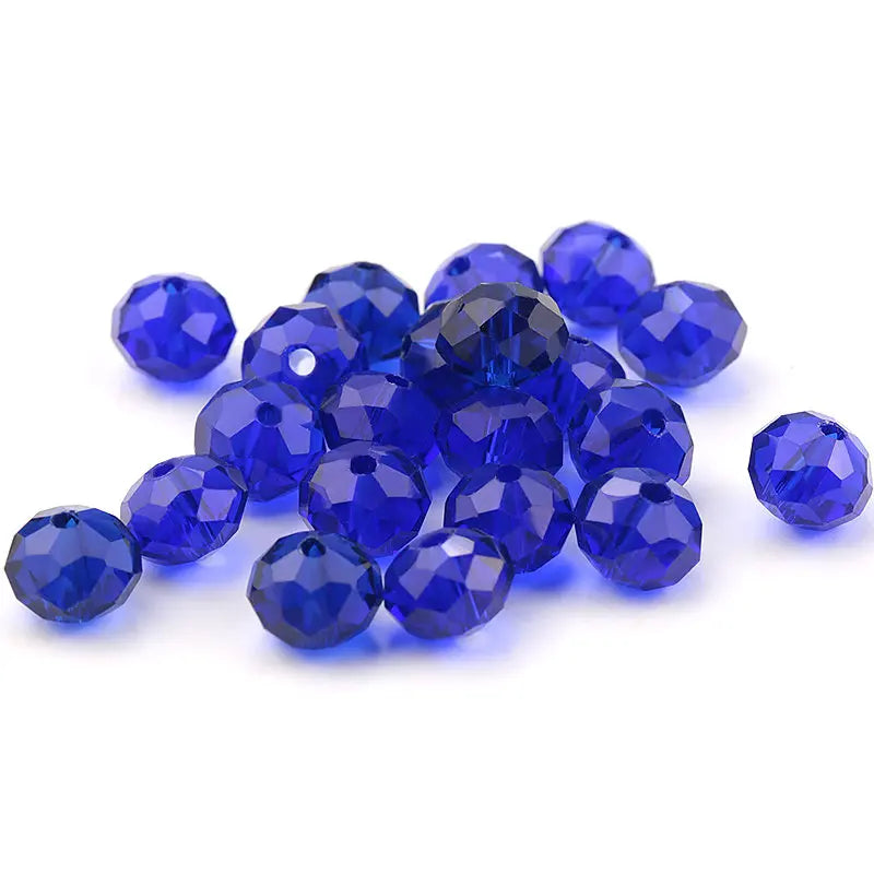 Wholesale Big Bag 4mm Faceted Crystal Beads Charms Rondelle Austria Glass Loose Beads Jewelry Beads for Jewelry Making 1500pcs Qme dark blue