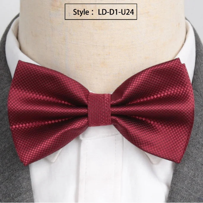 XGVOKH Men Ties Fashion Butterfly Party Wedding Bow Tie Boys Girls Qme LD-D1-U24