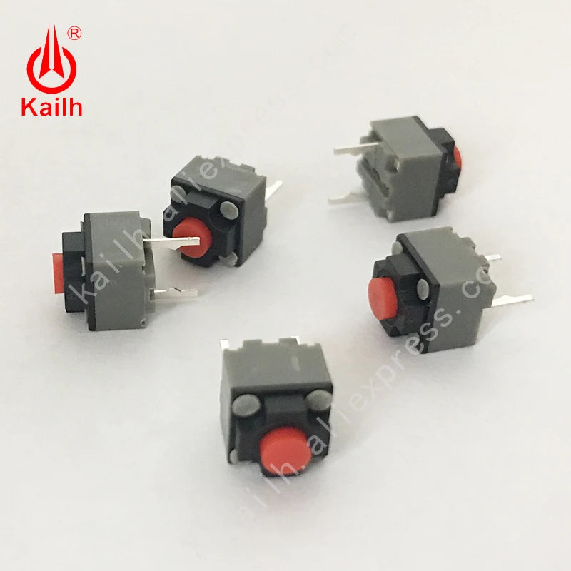 Kailh Micro Switch 6*6*4.3/7.3/9.5mm Square Silent Switch Wireless Mouse Wired Mouse DIP Microswitch Tact Switch CMI627301D60 Qme