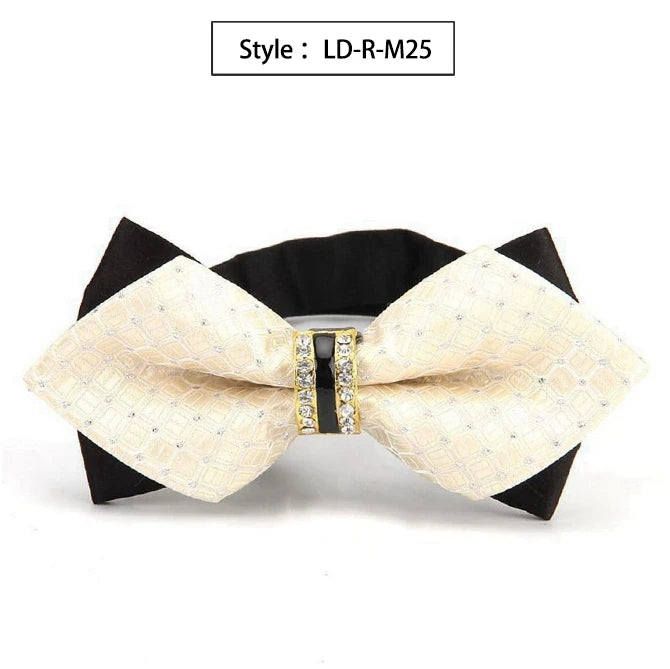 Bowtie Groom Mens Colourful Plaid Cravat Gravata Fashion Male
