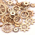 20-40mm 36pcs Unfinished Wood Craft Gear Wheel Scrapbooking DIY For Handmade Home Decor Mix Natural Wooden Embellishments m1653 Qme Default Title