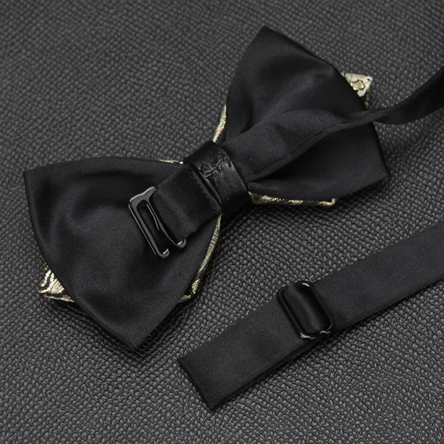 Men Bowtie Newest Butterfly Knot Mens Accessories Luxurious Bow Tie Qme